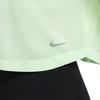 Nike Пуловер с круглым вырезом, однотонный топ с коротким рукавом, женские топы, цвет Steam-Green FN4118376