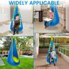 Kids Hammock Swing With LED Light Adjustable Comfortable Inflatable Sensory Swing Hanging Hammock for Indoor and Outdoor Toys