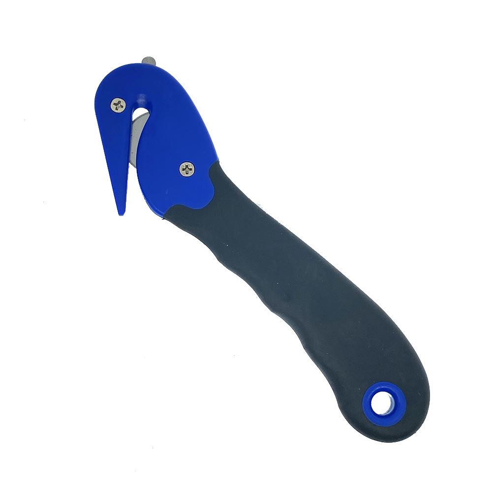 Double-Headed Cable Tie and Box Opener: Curved Hook and Pointed Nose Unsealing Knife