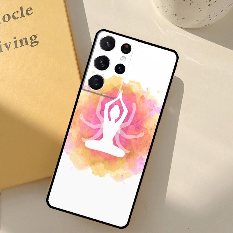 Aum Om Symbol Phone Case For Samsung Galaxy S25 S20 S21 S22 S23 S24 Ultra S9 S10 Plus S25 FE Cover Shell