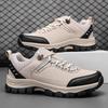 Large size outdoor sports non-slip travel shoes wear-resistant hiking shoes men's thick-soled low-top men's shoes