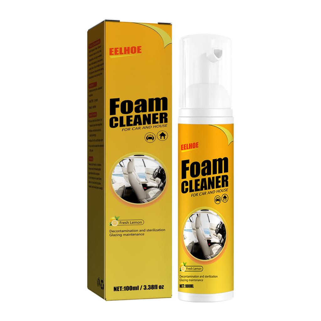 EELHOE Multi-Functional Foam Cleaner for Car Interior – Seat & Steering Wheel Degreasing, Strong Stain Removal