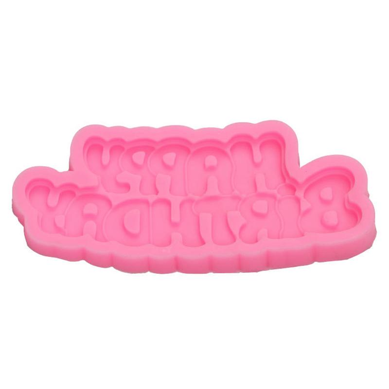 Сделай сам С Днем Рождения Форма Sugarcraft Силиконовые Формы Инструменты Для Украшения Торта