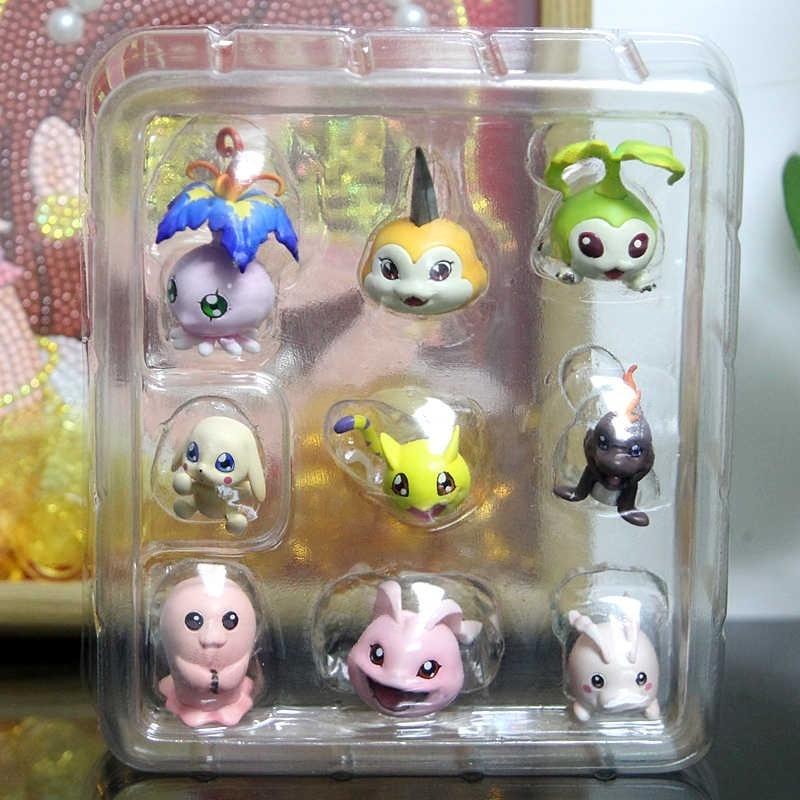Hot In Stock Digimon Adventure Figure Gabumon Pyocomon Koromon Mochimon Tokomon Plotmon Anime Figure Model Collect Toy Gift