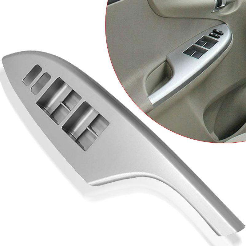 Передняя Задняя Накладка Панели Переключателя Стеклоподъемника для Toyota Corolla 2007 2008 2009 2010 2011 2012 2013 Панель Переключателя Стеклоподъемника