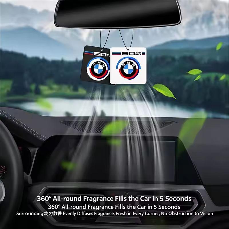 BMW Car Fragrance Sakura Hyacinth Aroma Pendant Sticker For BMW M E46 E90 E60 F30 F10 E39 E36 F20 G30 G20 E87 E92 E91 E30 X3 X5 HV0