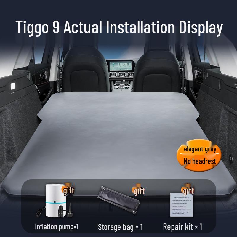 Надувной матрас в автомобиль для Chery Tiggo 9 – Спальный коврик на заднее сиденье для 25 моделей