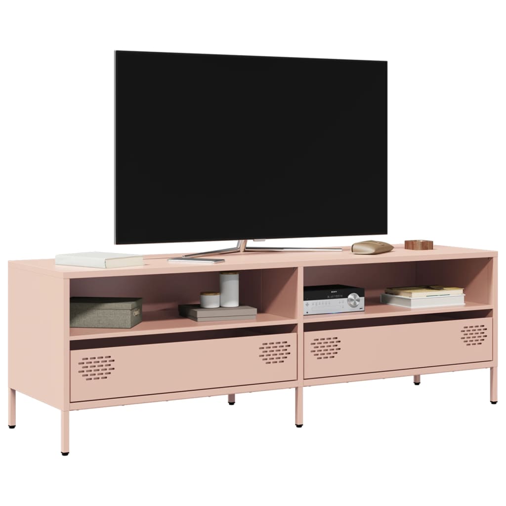 Pink TV Cabinet 135 x 39 x 43.5 cm Cold Rolled Steel