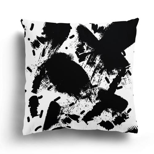 Скандинавский черно-белый простой геометрический рисунок, чехол для подушки, домашняя гостиная, украшение для дивана, подушка, наволочка