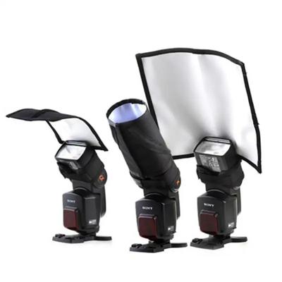 Складной рассеиватель фото свет вспышка отражатель фотография Speedlight софтбокс для камер Nikon METZ Olympus Sony difusor flash