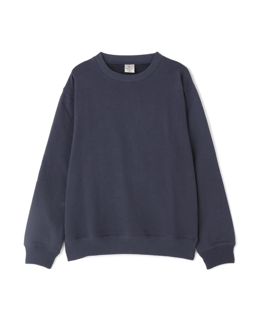 AVIREX CREW NECK L/S SWEAT 783-3932002 men's L navy