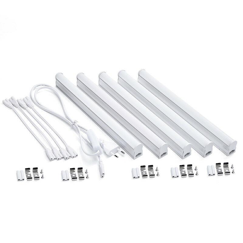 T5 светодиодный ламповый светильник 220 В, светодиодный кухонный настенный светильник, трубка 6 Вт, 29 см, лампы вкл/выкл, домашний кабинет, ночное освещение с вилкой европейского стандарта