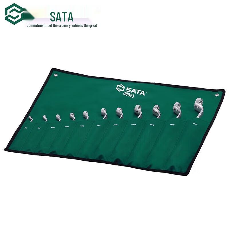 SATA 08023 Набор из 11 двусторонних рожково-накидных ключей