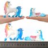 Unicorn Rainbow Horse Doll Figure Model Cake Decoration Static Ornament Children'S Toy