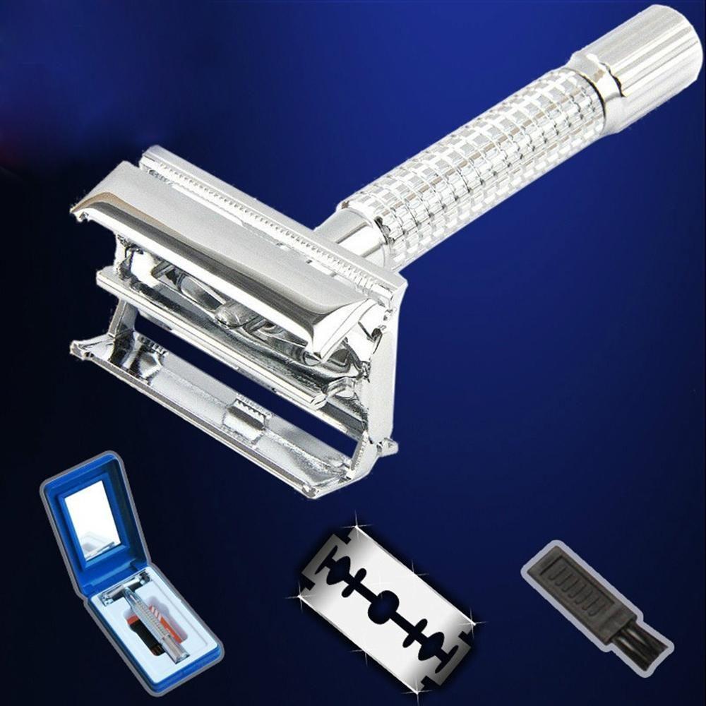 Salon Moustache Men Fashion Beard Care Double Edge Shaving Hair Razor Shaver