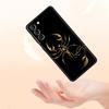 Мультяшный чехол-скорпион для Samsung Galaxy S26 Ultra S25 Plus S24 FE S23 S22 5G S21 S20 Черный Мягкий