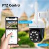 Techage 4MP PTZ WIFI IP Camera Speed Outdoor Wireless AI Security Surveillance IP Camera Full Color Night Two Way Audio ONVIF