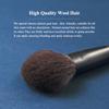10Pcs Matte Gray Handle Makeup Brush Set Rubber Paint Soft Dense Fiber Face Eye Brushes Professional Elegant Kit