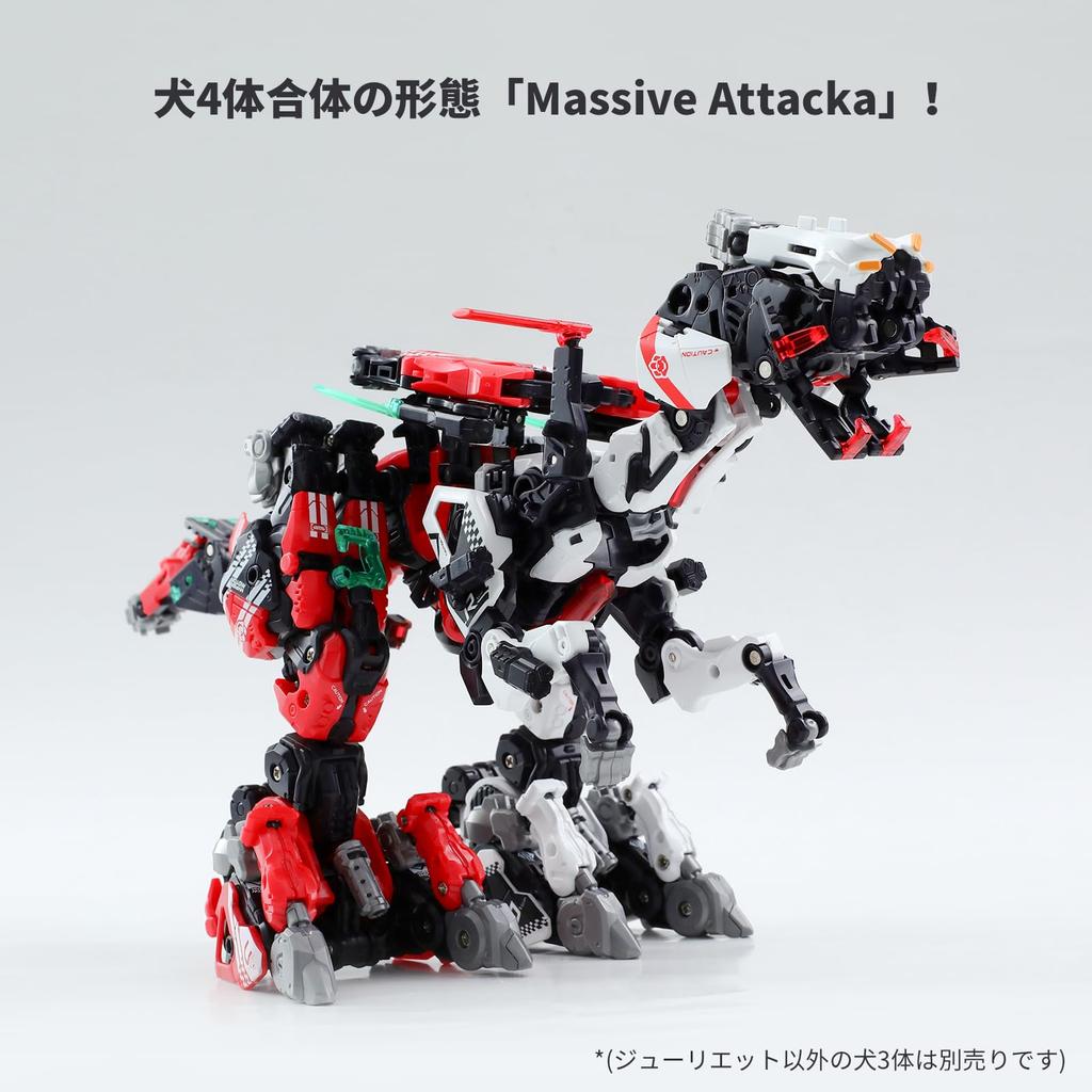 52TOYS BEASTBOX BB-51C JAWLIET Трансформирующаяся фигурка действия, Куб в Меха-Зверя Ротвейлера, Раскрашенная, Высокоподвижная, Батарейки не требуются, Идеальный подарок