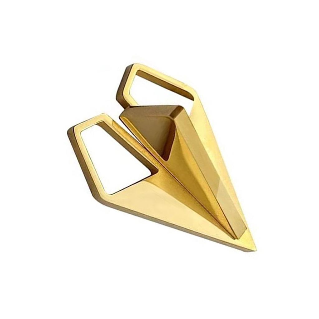 Elegant Paper Airplane Shape Brooch Popular Paper Plane Badge Pin for Daily Wear and Special Occasions Suit Accessory