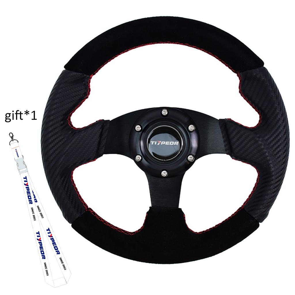 TIYPEOR Japanese Jdm Stylefor Retro 11.5 Inches 280mm Steering Wheel for Racing Style