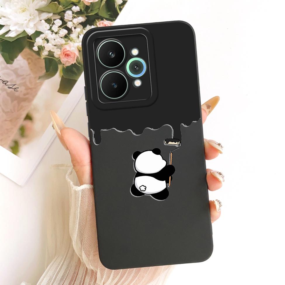 Чехол для Realme 15 Pro Корпус RMX5101 Силиконовый Роскошный Модный Цветы Каваи Милый Расписной Ударопрочный Чехол для Телефона