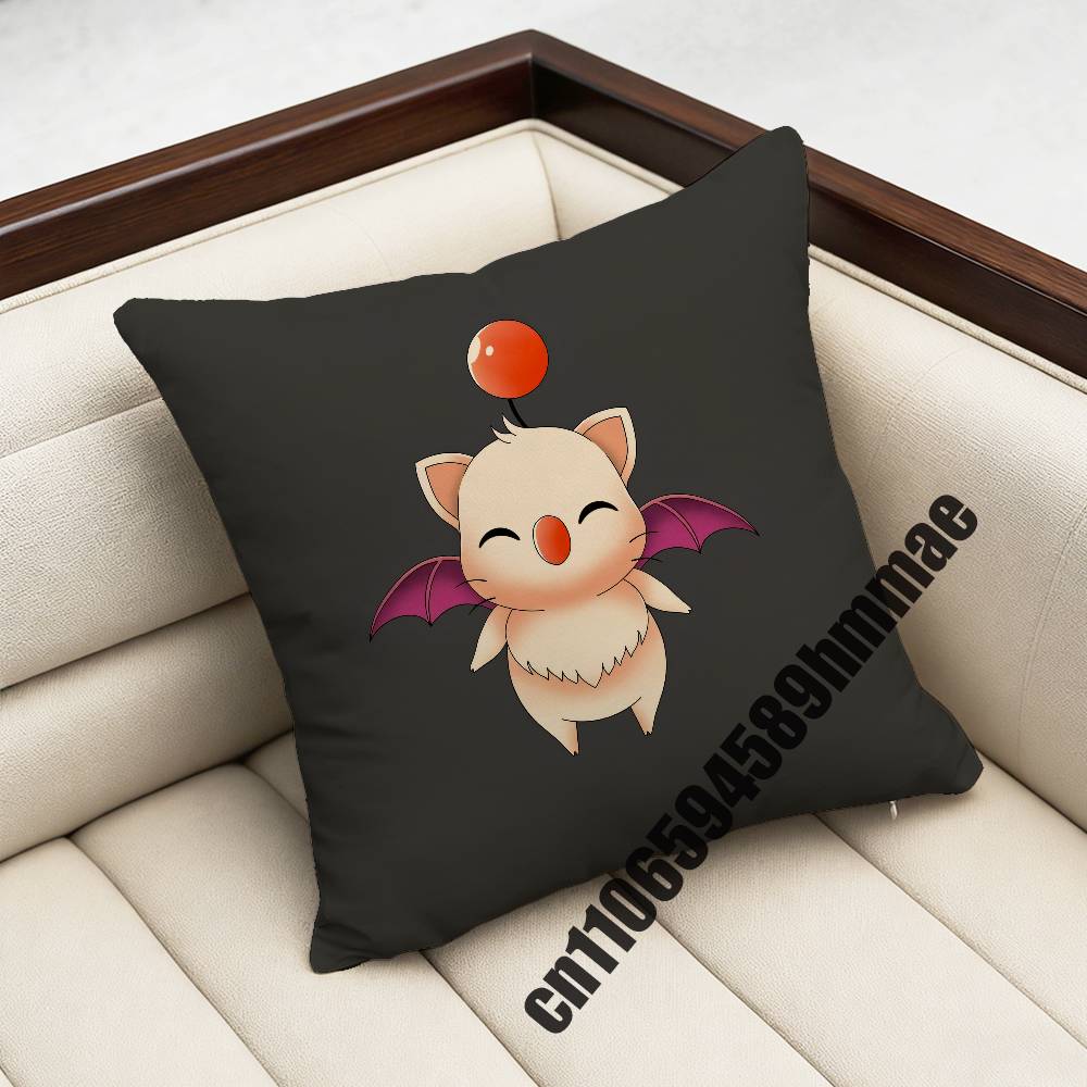 Для M-Moogle C-Chocobo V-Vivi Наволочка для декоративной подушки 45X45см 35X35см Квадратная Наволочка для подушки в спальню Чехол для подушки