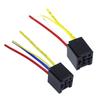 Heavy Duty Long Lasting 80A Relays Socket Wiring Harness Cord for High Current Devices Various Vehicle Models and Brands