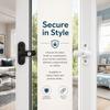 Zinc alloy Window Lock Locking Anti Theft Window Lock Secure Window Sash Lock  Apartment