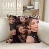 Music ITZY Cushion Cover Pillowcase Set Pcs x x Breathable Washable Sofa Cushion Cover