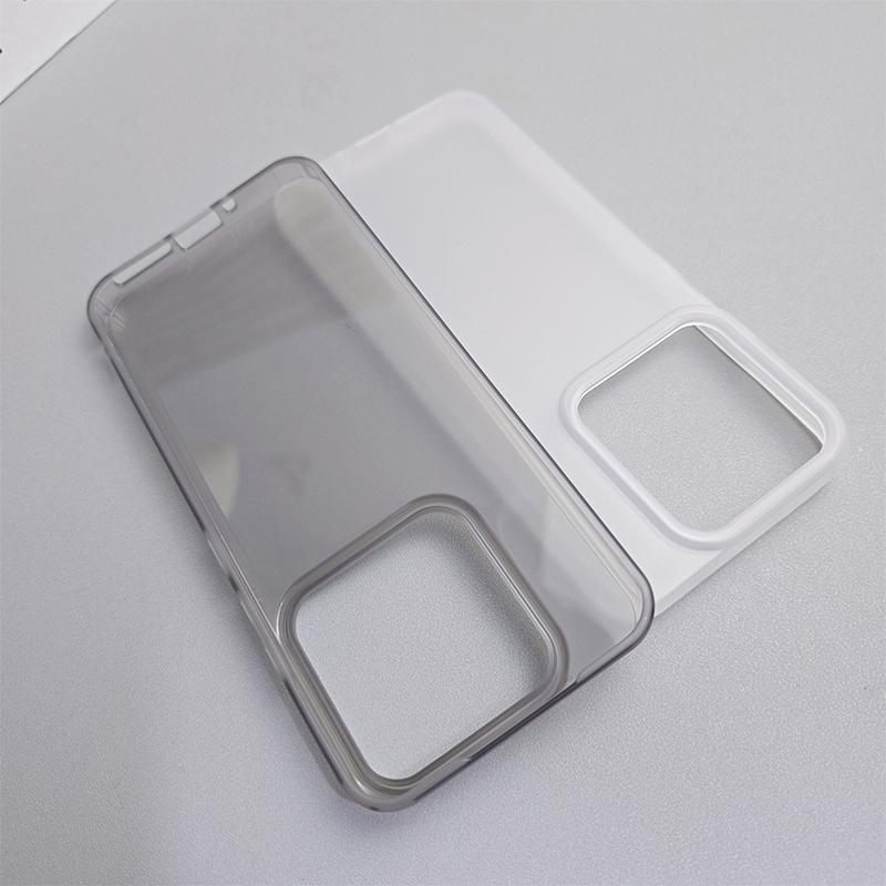 Square Matte Silicone Soft Case For Xiaomi Mi 1 14 13 13T 12 12T Pro Ultra Transparent Clear Shockproof Cover Slim Shell