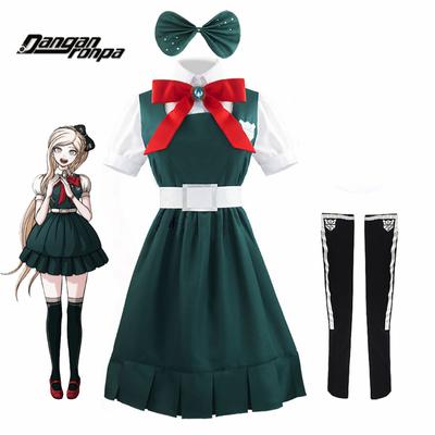 Аниме Danganronpa 2 Despair Sonia Nevermind платье для косплея женский вечерние костюм на Хэллоуин JK школьная форма полный комплект