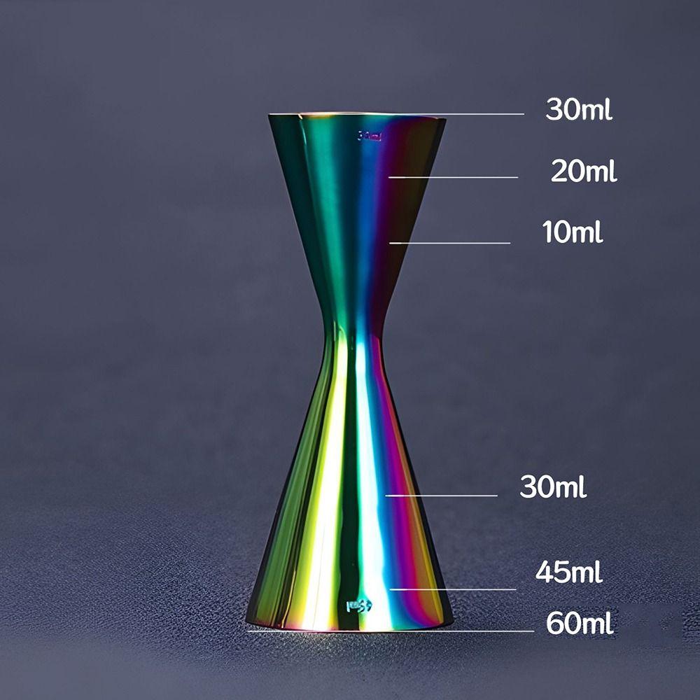 Dual Shot Mug Shaker 2oz 1oz Measure Cup New Measure Jigger Bar