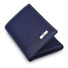 Travis Blue Leather Wallet for Men