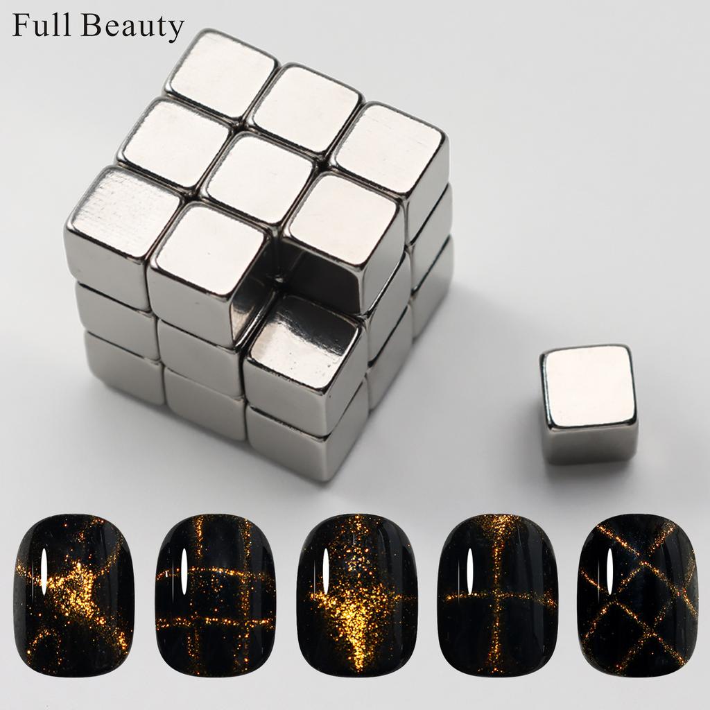 27 Nail Art Tools, Multi-Functional Magnets, Cat'S Eye, Powerful Rubik'S Cube, Magnetic Magnets Can Be Combined At Will