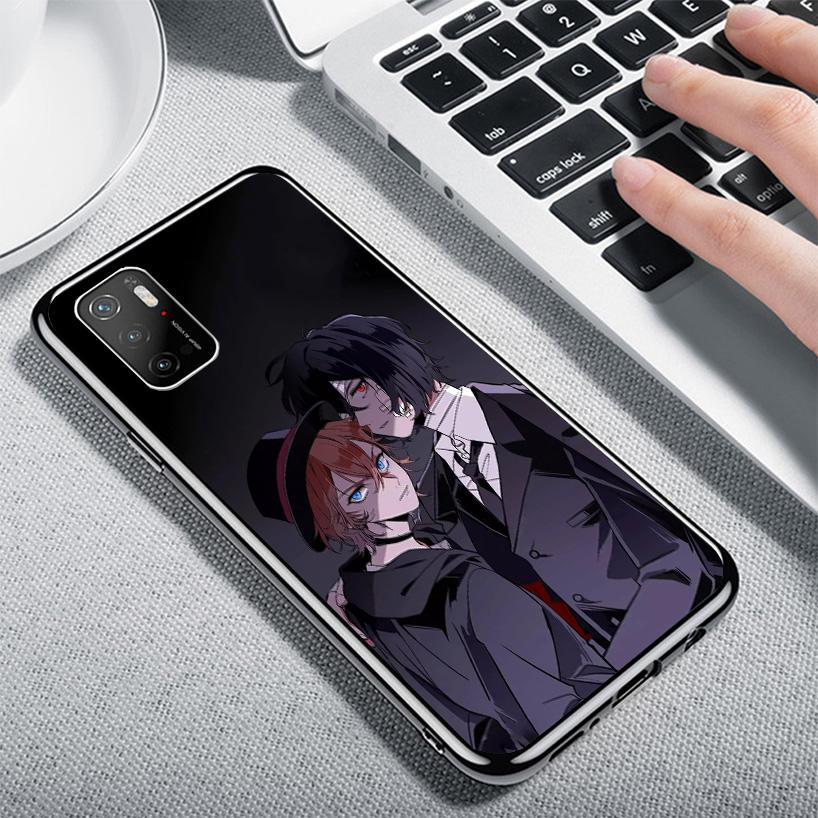 Чехол для телефона Bungo Stray Dogs Double Black для Xiaomi Poco X5 X6 X7 Pro X4 Gt F7 Ultra M8 M7 Redmi 15C 15 13C 13 12C 12 Уникальный Чехол