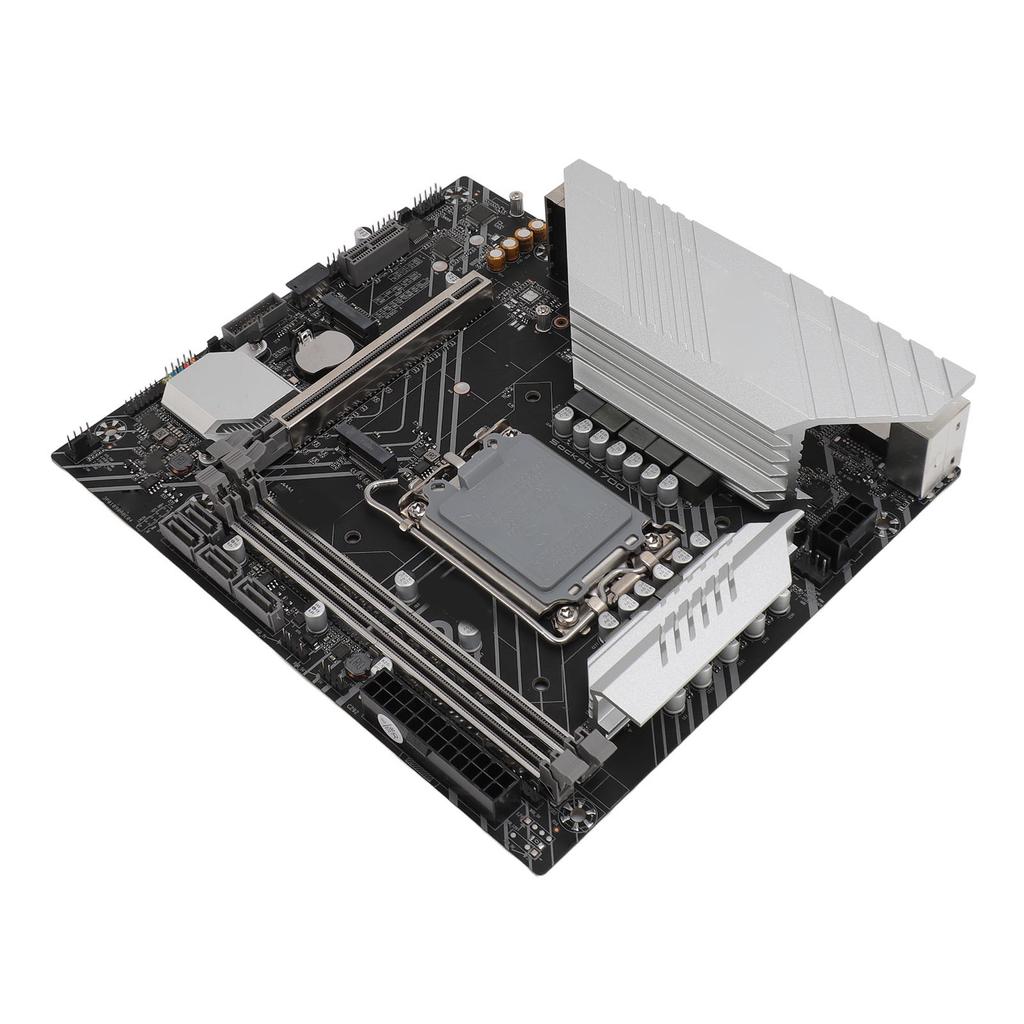 Материнская плата B760M K DDR4 LGA1700 для Intel GEN12 13-й серии MATX Материнская плата с PCIe 4.0 слотом M.2 SATA3.0 USB 3.0 Aura