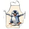 1pc of Creatively Designed Penguin Kitchen Apron, Available In Various Sizes
