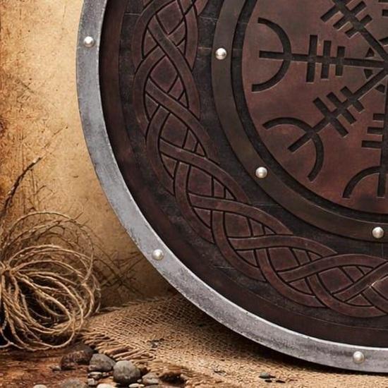 Викинг Вегвизир Стена Щитов Декор Норвежский Viking Домашний Декор Средневековый Северный Щит Подарок 60.96 См