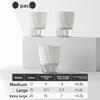 Thickened transparent self-watering green plant pot for home use, suitable for lazy people, high-end indoor green plant vessel