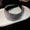 Face Wash Wide Edge Hairband Headwear Blingbling Hair Hoop Sweet Rhinestone Headband  Kids