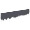 Lawn Edging 10 Pcs 103 X 20 Cm Steel Anthracite