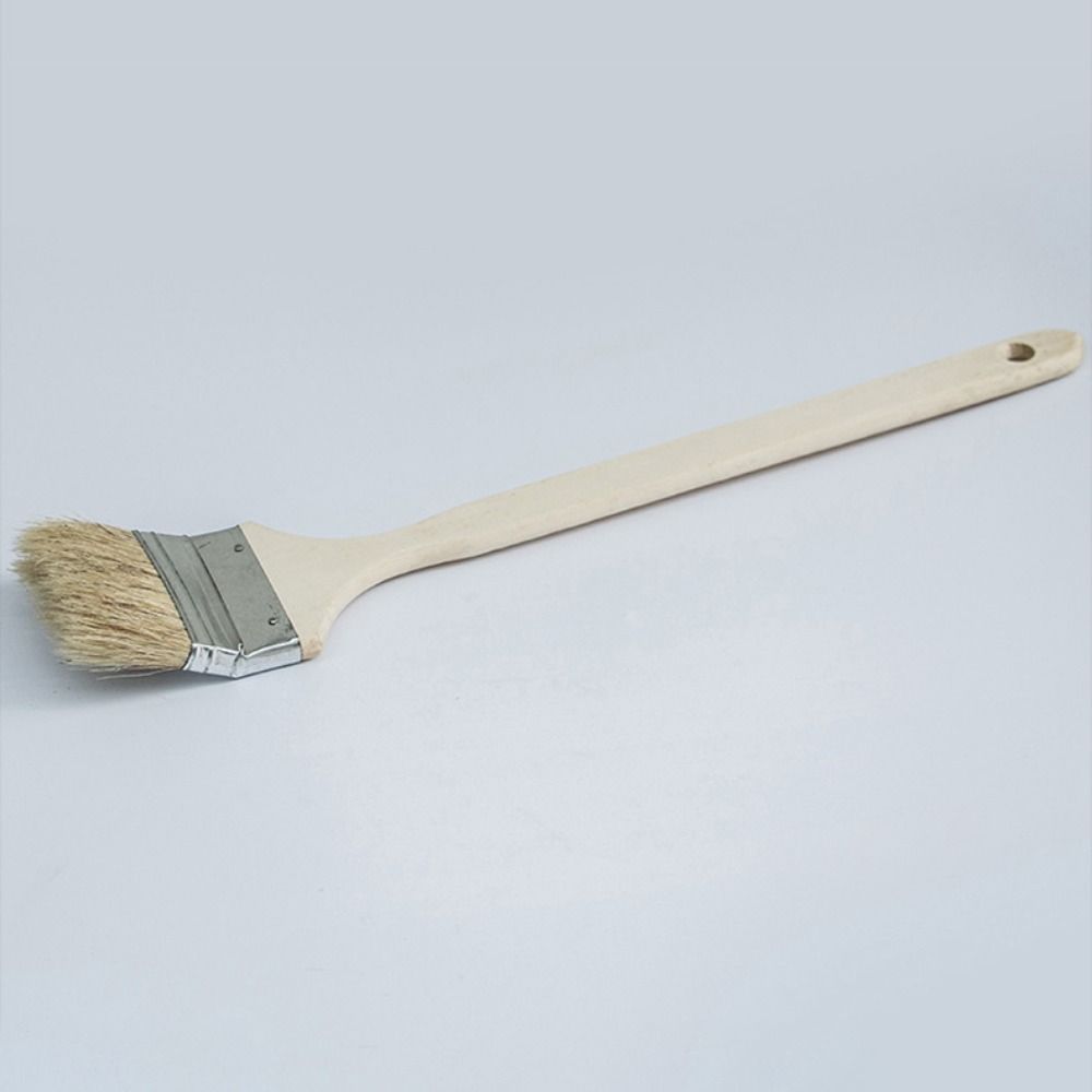 Mixed Pig Mane Hair Elbow Paint Brush Solid Wood Handle Universal Bristle Brush  Painting
