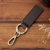 Genuine Leather Retro Cowhide Keychain Metal Lobster Clasp Pendant Personalized Anti-Lost Car Keyring Keyholder