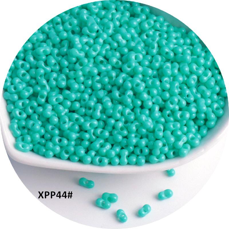 Стеклянные бусины-арахис сплошного цвета 2x4 мм для изготовления украшений и аксессуаров для волос своими руками