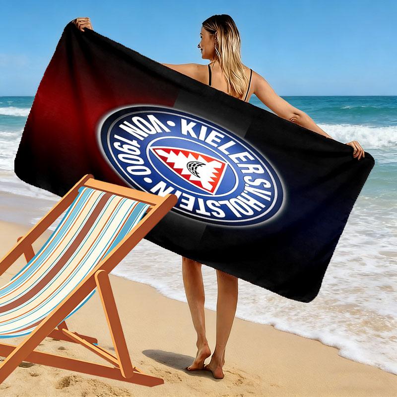 Kiel Glory Print Beach Towel, Large Soft Quick Dry Towel for Beach Camping Swimming