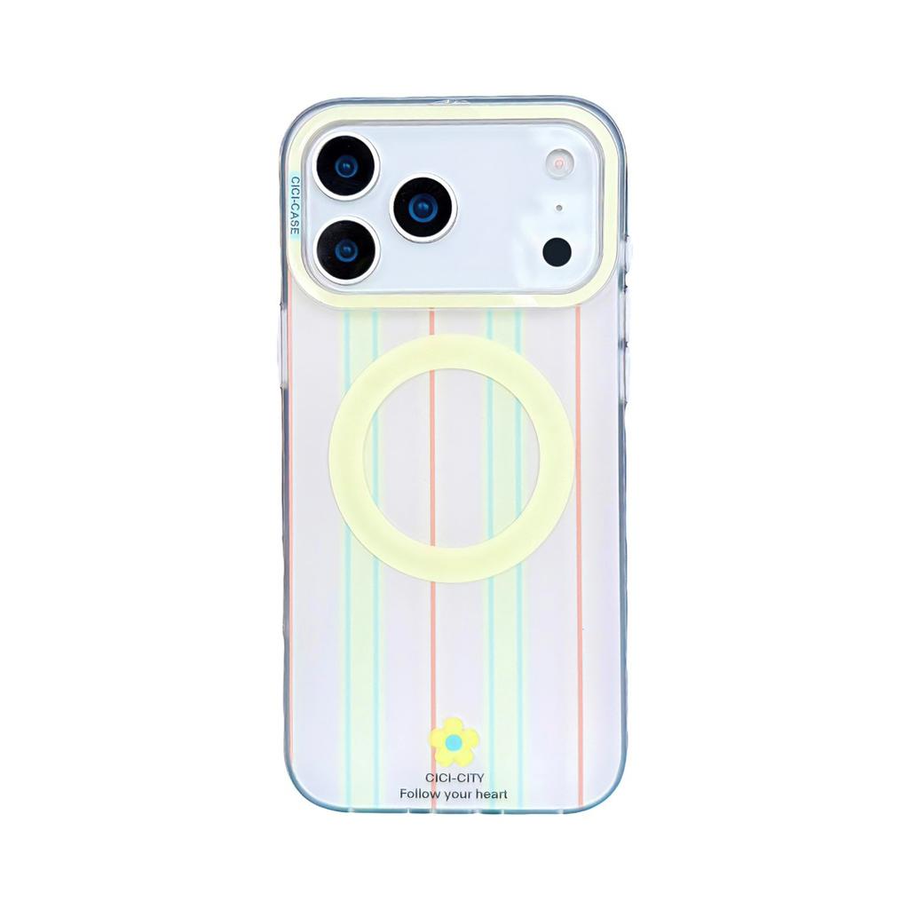 Для iPhone 17 Air 17 13 14 15 16 Pro Max Чехол Magsafe Цветной Противоударный Защитный Чехол для Телефона с Мультяшными Животными