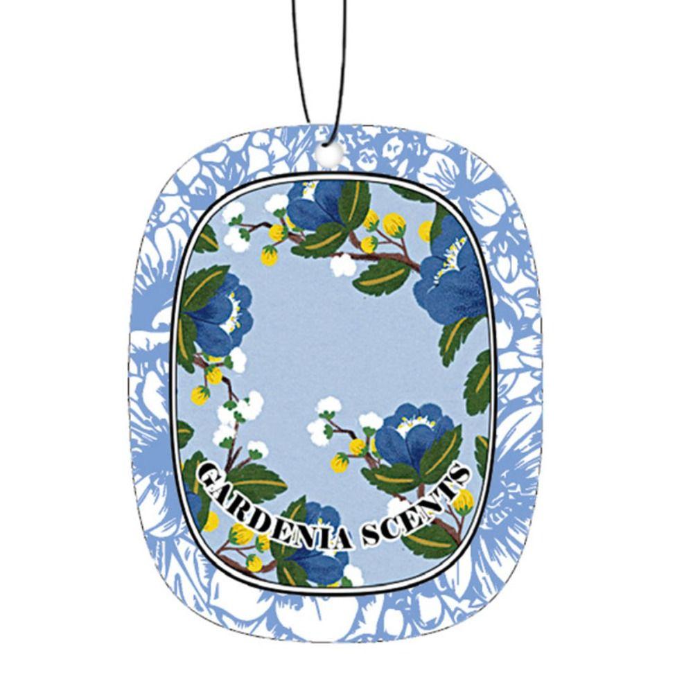 Paper Car Fragrance Hanging Decoration Flower Car Rearview Hanging Ornament Fan Gifts