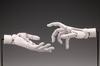 Kotobukiya ARTIST SUPPORT ITEM Hand Scale Action Figure Model/L -WHITE- 1/1