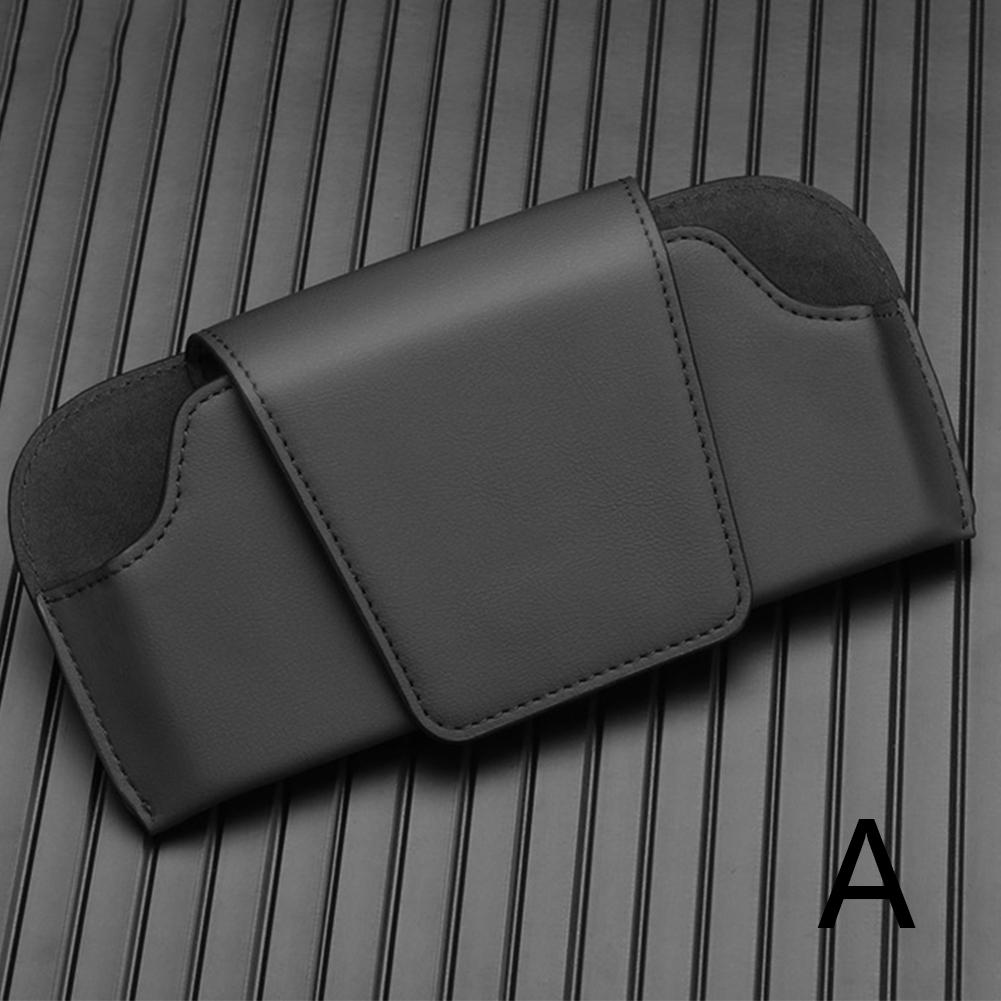 Универсальный автомобильный держатель для солнцезащитных очков, магнитная застежка, чехол для хранения очков, автомобильный солнцезащитный козырек, держатель для очков с зажимом